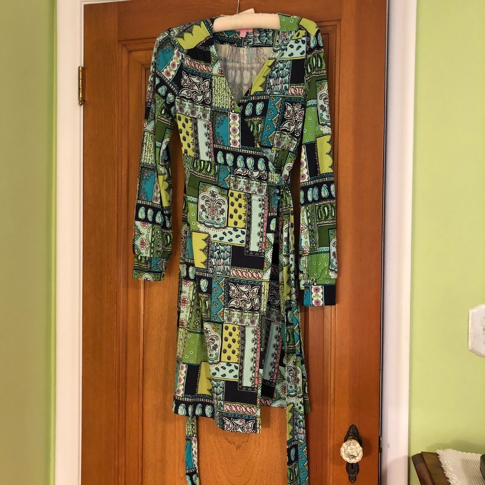 EUC Lilly Pulitzer Wrap Dress Size 10